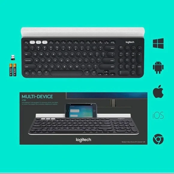 Logitech Wireless Keyboard in Black - Picture 8 of 11